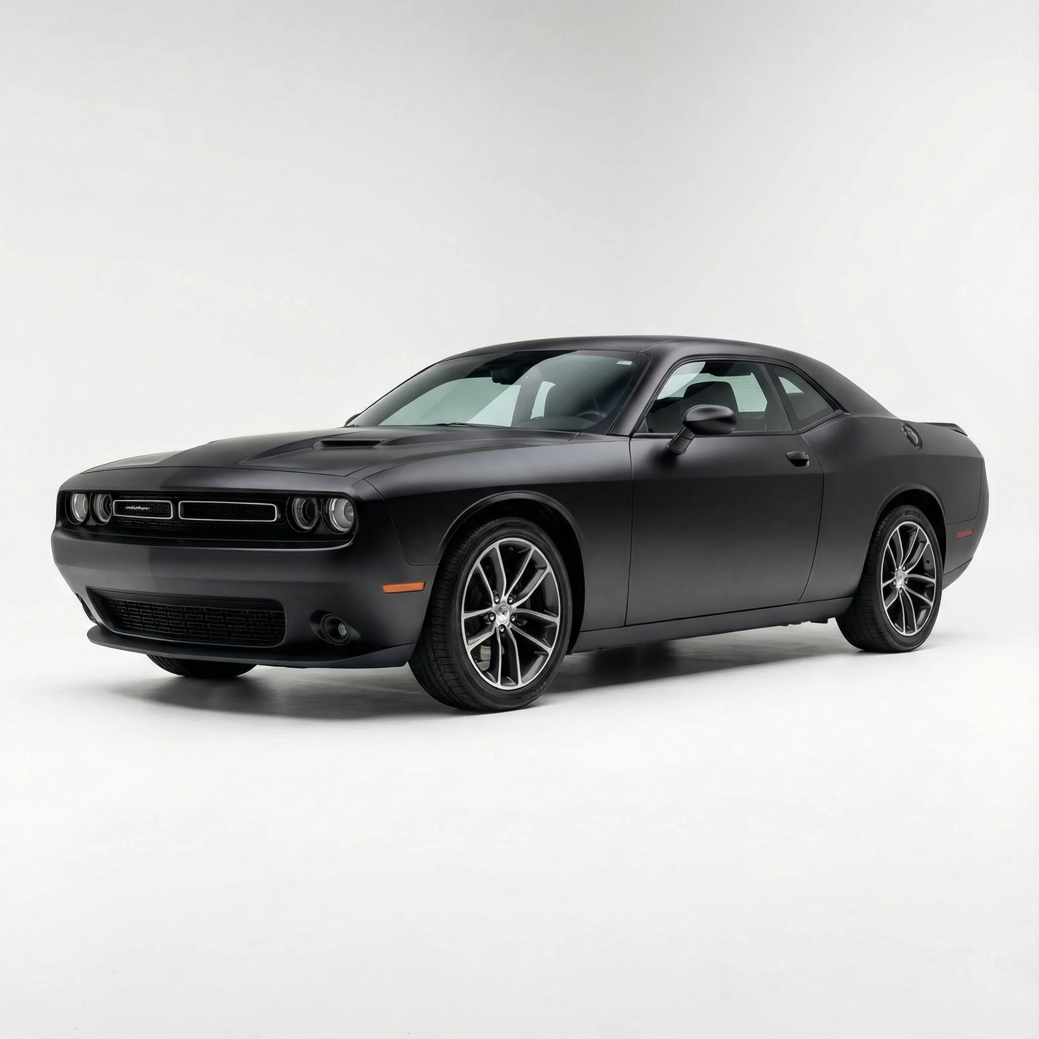 Dodge Challenger wrapped in vinyl wrap - preview wrap colors before buying